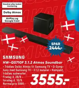 Bilka Samsung HW-QS710F 3.1.2 Atmos Soundbar tilbud