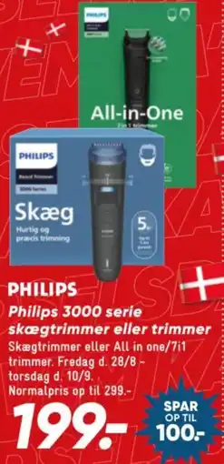 Bilka Philips skægtrimmer eller trimmer tilbud