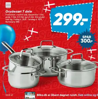 Induktion Grydesæt 7 dele