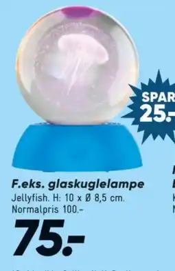 Bilka F.eks. glaskuglelampe tilbud
