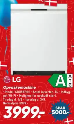 Bilka LG Opvaskemaskine tilbud
