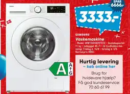 Bilka Samsung Vaskemaskine tilbud