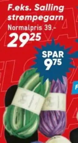 Bilka Salling strømpegarn tilbud