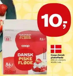 SuperBrugsen Coop piskefløde tilbud