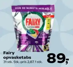 SuperBrugsen Fairy opvasketabs tilbud