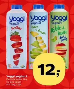 SuperBrugsen Yoggi yoghurt tilbud