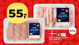 SuperBrugsen Coop kyllingebrystfilet eller -inderfilet tilbud