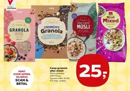 SuperBrugsen Coop granola eller müsli tilbud