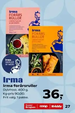 SuperBrugsen Irma forårsruller tilbud