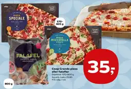 SuperBrugsen Coop Grande pizza eller falafler tilbud