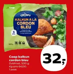 SuperBrugsen Coop kalkun cordon bleu tilbud