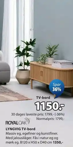 JYSK LYNGVIG TV-bord tilbud