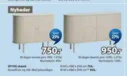 JYSK DYVIG skænk tilbud