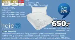 JYSK CLEAN fiberdyne tilbud