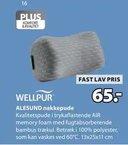 JYSK ALESUND nakkepude tilbud