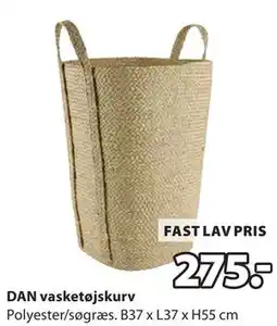 JYSK DAN vasketøjskurv tilbud