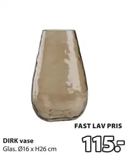 JYSK DIRK vase tilbud