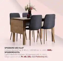 Daells Bolighus SPISEBORD MED KLAP tilbud