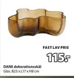 JYSK DANE dekorationsskål tilbud