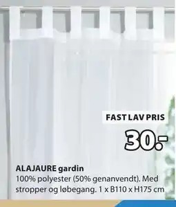 JYSK ALAJAURE gardin tilbud