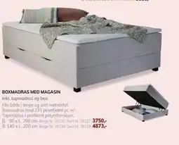 Daells Bolighus BOXMADRAS MED MAGASIN tilbud