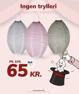 Daells Bolighus SOLAR RISPAPIRS LAMPER tilbud