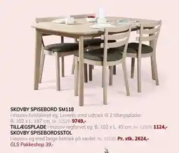 Daells Bolighus SKOVBY SPISEBORD SM118 tilbud