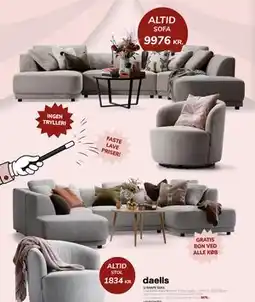 Daells Bolighus U-SHAPE SOFA tilbud