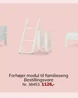 Daells Bolighus Forhøjer modul til familieseng tilbud