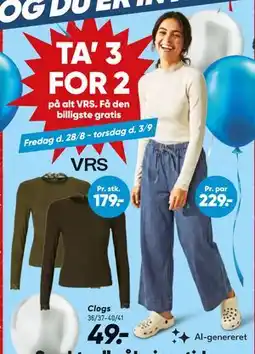 Bilka TA’ 3 FOR 2 på alt VRS. Få den billigste gratis tilbud