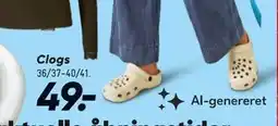 Bilka Clogs tilbud