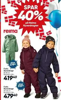 Bilka Reima flyverdragt tilbud