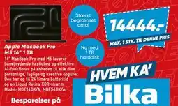 Bilka Apple Macbook Pro M5 14” 1 TB tilbud