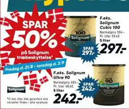 Bilka SPAR 50% på Solignum træbeskyttelse tilbud