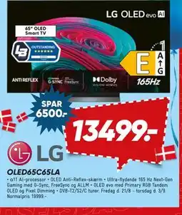 Bilka LG OLED65C65LA tilbud