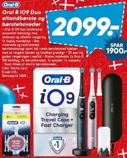 Bilka Oral B IO9 Duo eltandbørste og børstehoveder tilbud