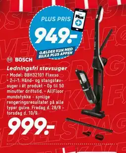 Bilka Ledningsfri støvsuger tilbud