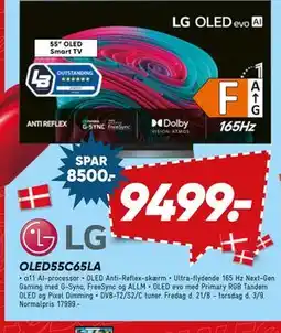Bilka LG OLED55C65LA tilbud