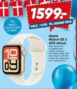 Bilka Apple Watch SE 3 GPS 40mm tilbud