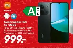 Bilka Xiaomi Redmi 15C 4G 128GB tilbud
