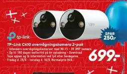 Bilka TP-Link C410 overvågningskamera 2-pak tilbud