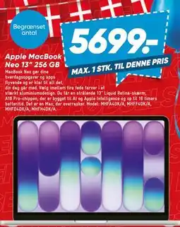 Bilka Apple MacBook Neo 13” 256 GB tilbud