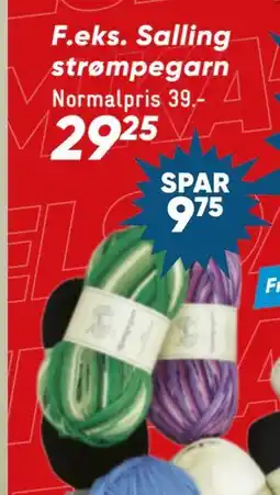 Bilka Salling strømpegarn tilbud