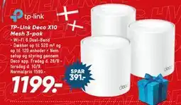 Bilka TP-Link Deco X10 Mesh 3-pak tilbud