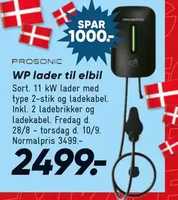 Bilka WP lader til elbil tilbud