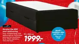 Bilka Nordisk Fjer B90 med opbevaring tilbud