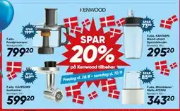 Bilka SPAR 20% på Kenwood tilbehør tilbud