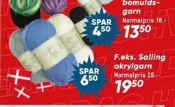 Bilka Salling akrylgarn tilbud