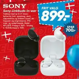 Bilka Sony Linkbuds in-ear tilbud
