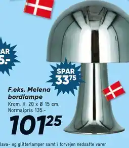 Bilka Melena bordlampe tilbud